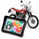 Multimídia Moto 5 Polegadas Honda XR 250 Tornado 2001 até 2008 Com Carplay Android Auto Bluetooth Sem Fio À Prova Dágua