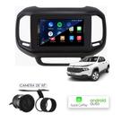 Multimídia MP10 CarPlay e Android Auto Fiat Toro 2016 a 2020