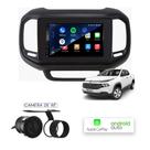 Multimídia MP10 CarPlay e Android Auto Fiat Toro 2016 a 2020
