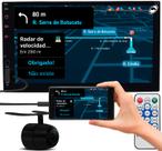 Multimídia MP5 2 Din 7" Polegadas H-Tech HT-3625CA Android Auto CarPlay + Câmera de Ré