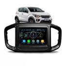 Multimídia MP5 7 Polegadas Bluetooth USB Com CarPlay e Android Auto Sem Fio Moldura Fiat Strada Fiorino Partner Rapid