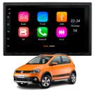 Multimídia MP5 7" Polegadas VW Polo Golf Fox Crossfox Bora CarPlay/Android Moldura Câmera de Ré