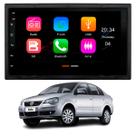 Multimídia MP5 7" Polegadas VW Polo Golf Fox Crossfox Bora CarPlay/Android Moldura Câmera de Ré