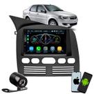 Multimídia MP5 Roadstar 7Pol Bluetooth USB Com CarPlay e Android Auto Sem Fio Moldura 2din Palio Siena Strada Weekend G1