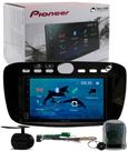 Multimídia Pioneer DMH-145BR Punto 2012 à 2016 Linea 2015 à 2017 Interface Comando Volante + Câmera Ré