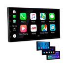 Multimídia Slim 7" Pol QLED Android 2 + 64 GB Carplay Android Auto QuadCore H-TECH - HT-7225CA