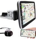 Multimídia Traseira 1 Din 9" Polegadas Tela Rotativa H-Tech HT-9290CA 2GB Ram 32GB + Câmera de Ré