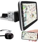 Multimídia Traseira 1 Din 9" Polegadas Tela Rotativa H-Tech HT-9290CA 2GB Ram 32GB + Câmera de Ré