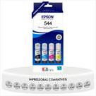 Multipack Kit Tintas Originais Epson T544 Para Impressoras L1110 L3110 L3150 L3160 L3210 L3250 L3251 L3260 L5190 Multipack Kit Tintas Originais Epson T544 Para Impressoras L1110 L3110 L3150 L3160 L3210 L3250 L3251 L3260 L5190