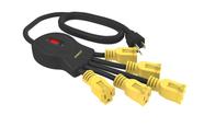 Multiplicador de potência Stanley 31500 PowerSquid 5-Outlet Amarelo