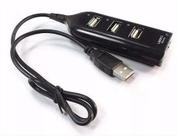 Multiplicador USB 4 Saídas Hub de Conectividade Rápida Para Escritórios de Contabilidade e RH