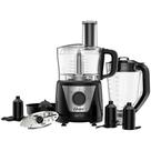 Multiprocessador de Alimentos Black 7 em 1 Oster OMPR850 220V Lâminas Aço Inox 2 Velocidade Pulsar 1000W Preto