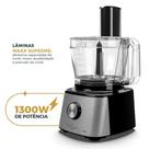 Multiprocessador de Alimentos Britânia 1300W Preto 5 em 1 - 110v OU 220V