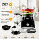 Multiprocessador de Alimentos Philco Preto 9 em 1 - 1700W