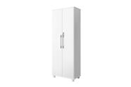 Multiuso / Armário / Sapateira / Organizador MAX 100% MDP 15mm 02 Portas e 06 Reparticões Cor Branco com Chave
