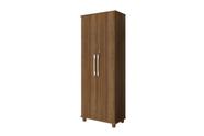 Multiuso / Armário / Sapateira / Organizador MAX 100% MDP 15mm 02 Portas e 06 Reparticões Cor Castanho com Chave Multiuso / Armário / Sapateira / Organizador MAX 100% MDP 15mm 02 Portas e 06 Reparticões Cor Castanho com Chave