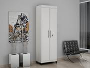 Multiuso Asteca Portas com chave Valdemoveis Branco