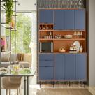 Multiuso cozinha Libia jequitiba/azul lord