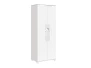 Multiuso Dallas 100% MDF Pés em Madeira com Chave Branco