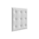 Multiuso de Quarto Bebê Kit Capitonê Courano p/ Berço Retrô Branco - Peroba