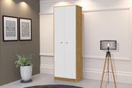 Multiuso OFF 2 Portas Com Prateleiras Cor Off White/Nature