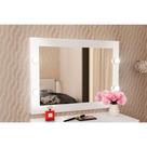 Multiuso Quarto Casal Espelho Camarim PE-2006 Branco - Tecno Mobili