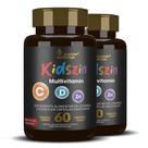 Multivitamin Kidszin Vitaminas C D Zinco para crianças 120 cápsulas mastigaveis - Alisson Nutrition Multivitamin Kidszin Vitaminas C D Zinco para crianças 120 cápsulas mastigaveis - Alisson Nutrition