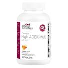 Multivitaminas mastigáveis Bariatric Advantage High ADEK com ferro