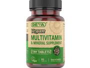 Multivitaminico DEVA Vegetariano Completo 90 Mini Caps Importado