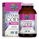Multivitamínico Garden of Life Vitamin Code para mulheres 240 cápsulas