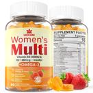Multivitamínico Gummy LILICARE para mulheres com vitamina D3 e K2 60Cts