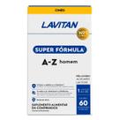 Multivitamínico Lavitan Super Fórmula AZ Homem 60 Comp Multivitamínico Lavitan Super Fórmula AZ Homem 60 Comp