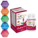 Multivitamínico Mulher 50+ Vitalidade Top Vit 60 Cápsulas - Sem sabor
