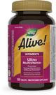 Multivitamínico Nature's Way Alive! Comprimidos Ultra 150 comprimidos diários para mulheres