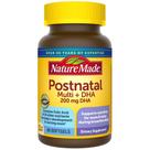 Multivitamínico pós-natal Nature Made + DHA 200 mg 60 cápsulas