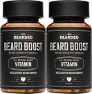 Multivitamínicos para o crescimento da barba Live Bearded Beard Boost 60 dias