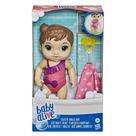 Muñeca Baby Alive Splash'n Snuggle de Cabello Castaño para Juego con Agua