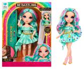 Muñeca de Moda Rainbow High Be Dazzling Céline Turquesa con Herramienta de Decoración