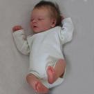 Muñeca Reborn Bebé GUESSBELLY con Piel Pintada 3D de 45 cm con Ropa