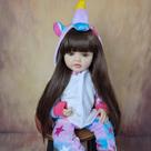 Muñeca Reborn Bebé Niña GUESSBELLY Cuerpo Completo de Vinilo de 55 cm