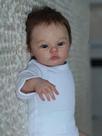Muñeca Reborn GUESSBELLY con Textura Mármol 3D, 45 cm con Ropa