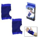 Munhequeira alta compressao de poliester de pulso azul com polegar 2 pecas - IMPORIENTE Munhequeira alta compressao de poliester de pulso azul com polegar 2 pecas - IMPORIENTE