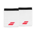 Munhequeira Babolat Logo Jumbo Longa Branca/Vermelha