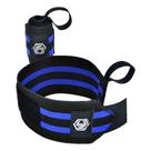 Munhequeira Elástica Wrist Wrap - Cross Training - Lpo - Nc Extreme - Preto/Azul Munhequeira Elástica Wrist Wrap - Cross Training - Lpo - Nc Extreme - Preto/Azul