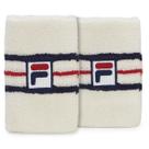 Munhequeira Fila Vintage Longa com 02 Unidades Branco Marinho e Vermelho