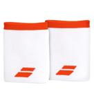 Munhequeira logo wristband (curta) bco/vinho