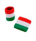 Munhequeira Toalha 8 Cm Absorve Suor 2 Unidades Esportiva