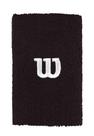 Munhequeira Wilson Grande Longa Unisex Algodão Fitness 2un - Par Preto
