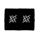 Munhequeira Wristband HUPI Pro Preto Par Munhequeira Wristband HUPI Pro Preto Par
