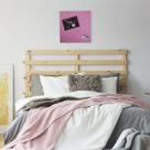 Mural magnetico glitter -rosa